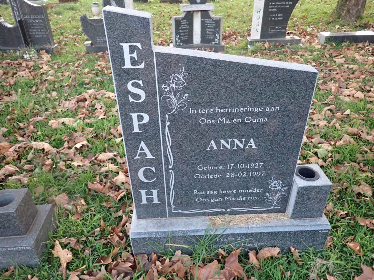 ESPACH Anna 1927-1997