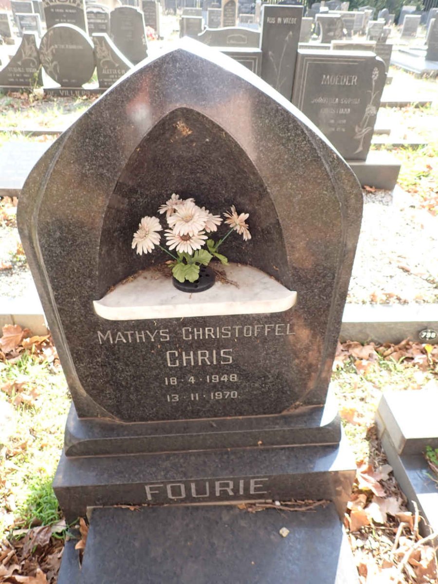FOURIE Mathys Christoffel 1948-1970