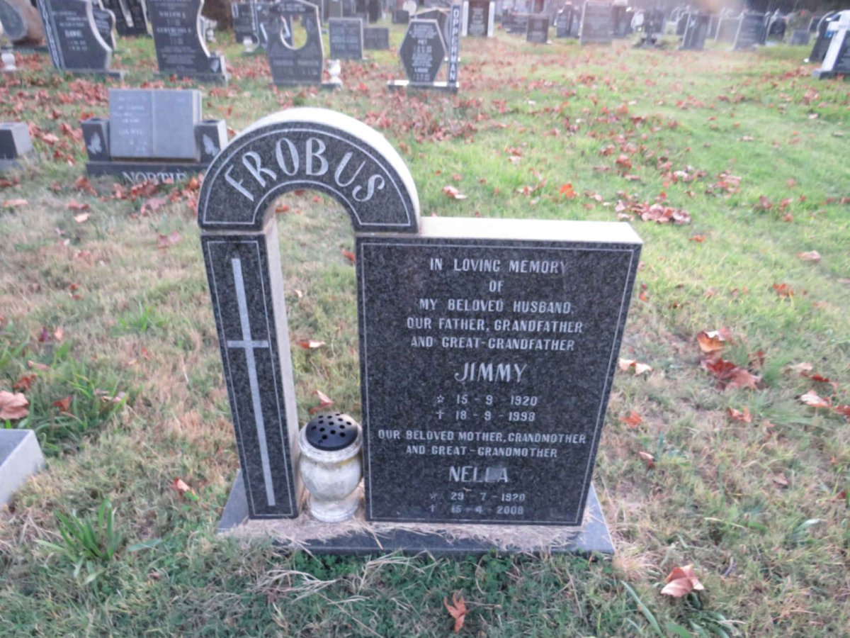 FROBUS Jimmy 1920-1998 & Nella 1920-2008