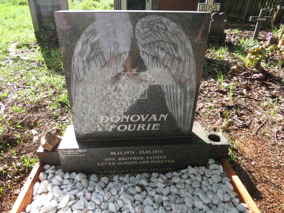 FOURIE Donovan 1974-2014