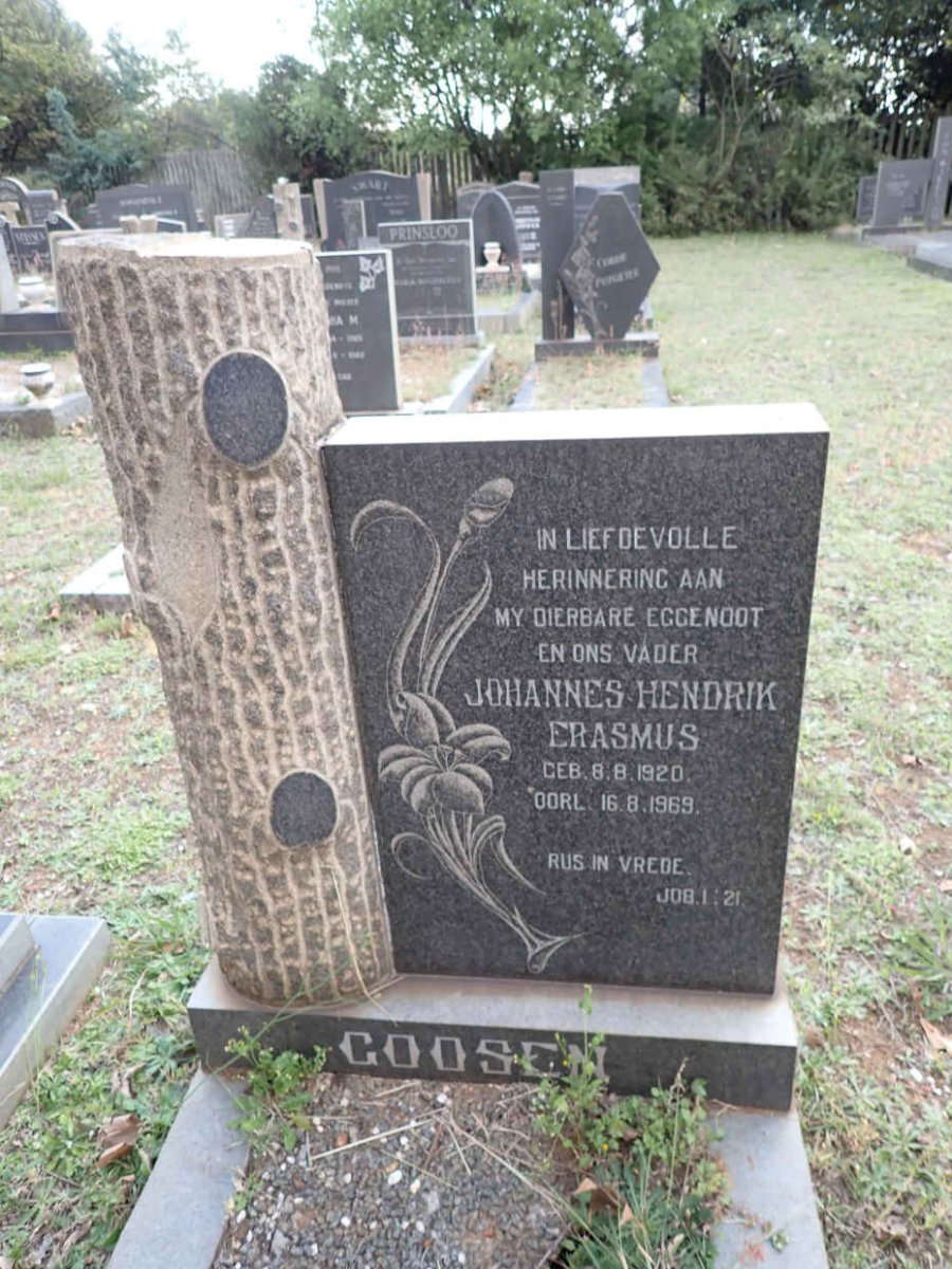 GOOSEN Johannes Hendrik Erasmus 1920-1969