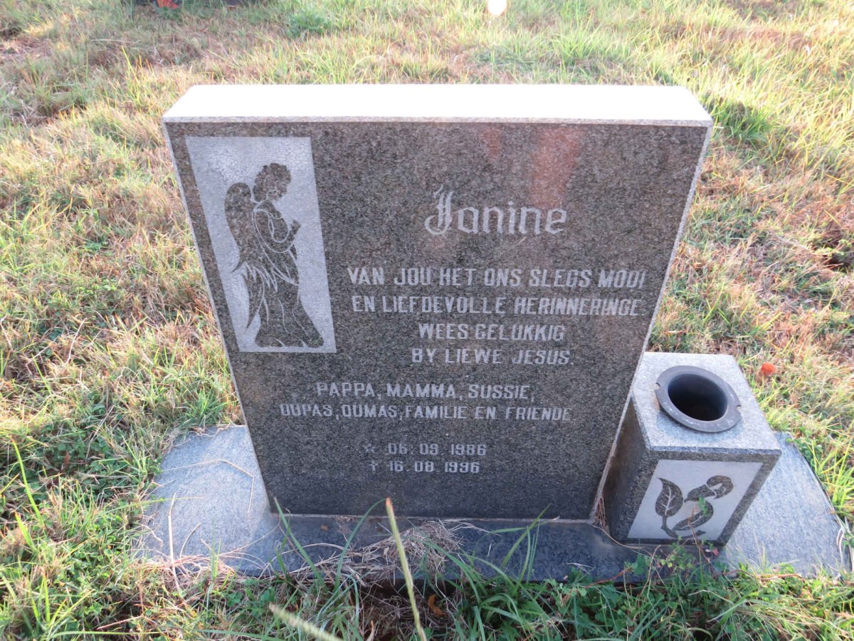 GREYVENSTEIN Janine 1986-1996