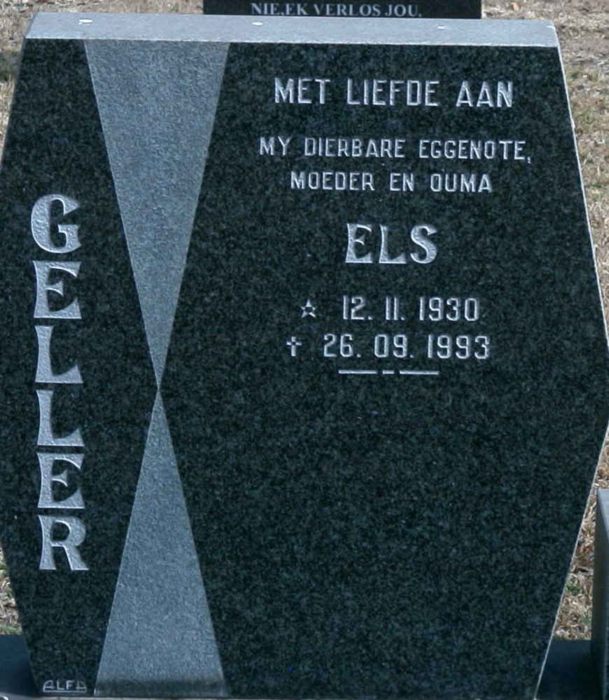 GELLER Els 1930-1993