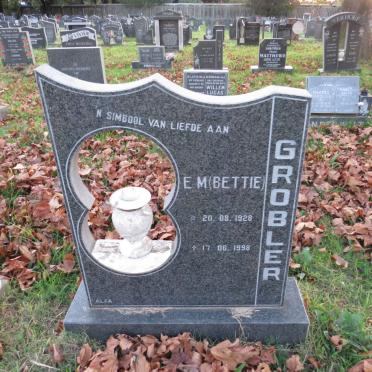GROBLER E.M. 1928-1998