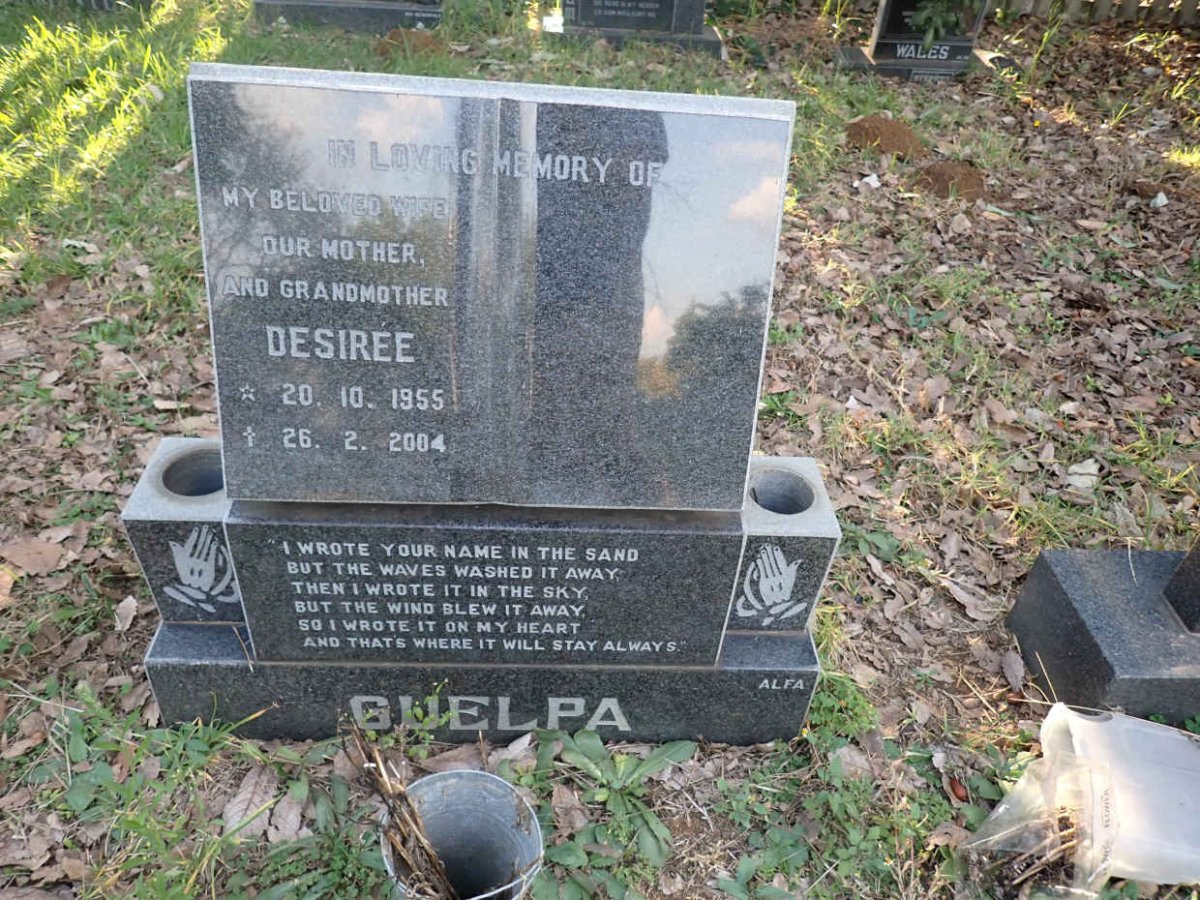 GUELPA Desiree 1955-2004