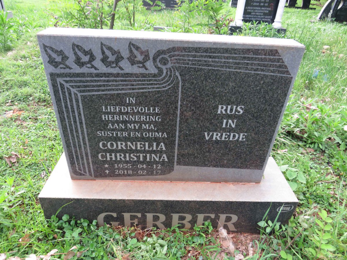 GERBER Cornelia Christina 1955-2018