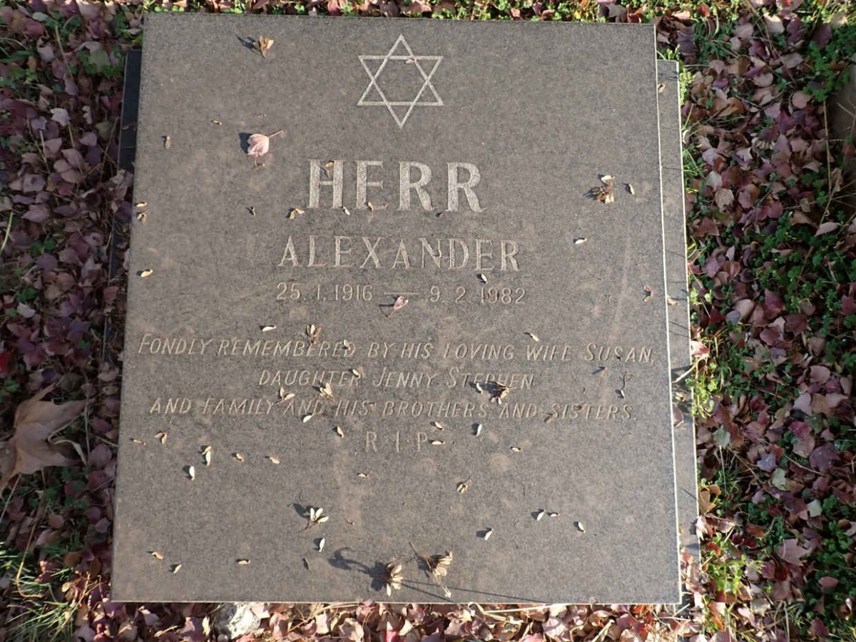HERR Alexander 1916-1982