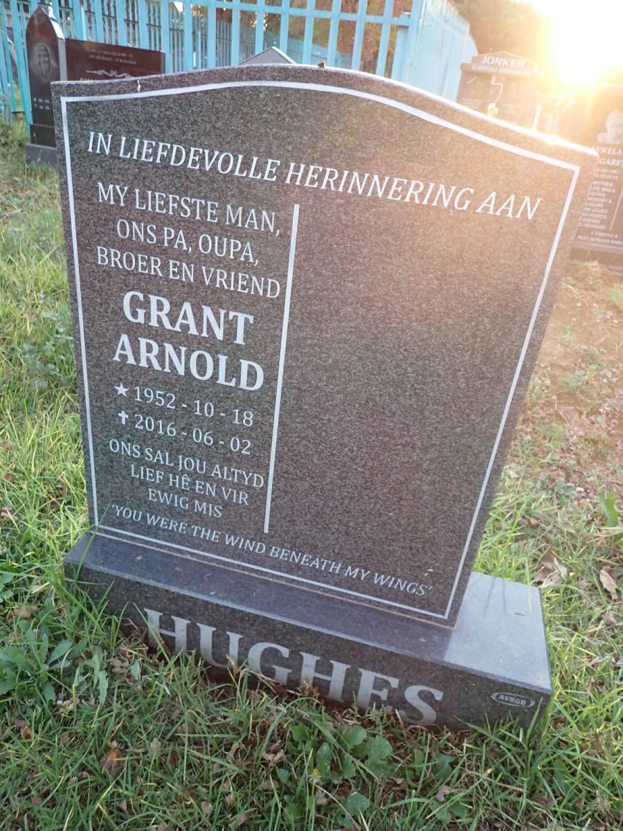 HUGHES Grant Arnold 1952-2016