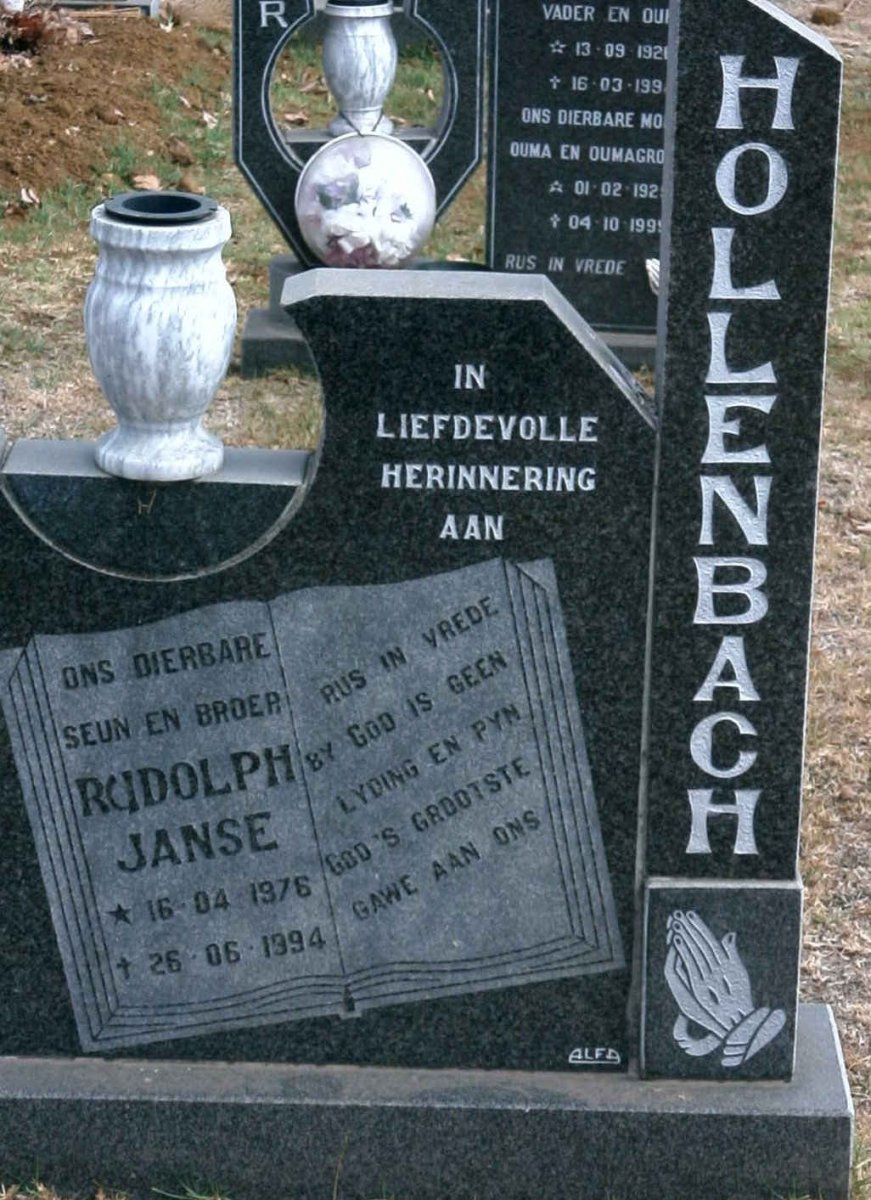 HOLLENBACH Rudolph Janse 1976-1994