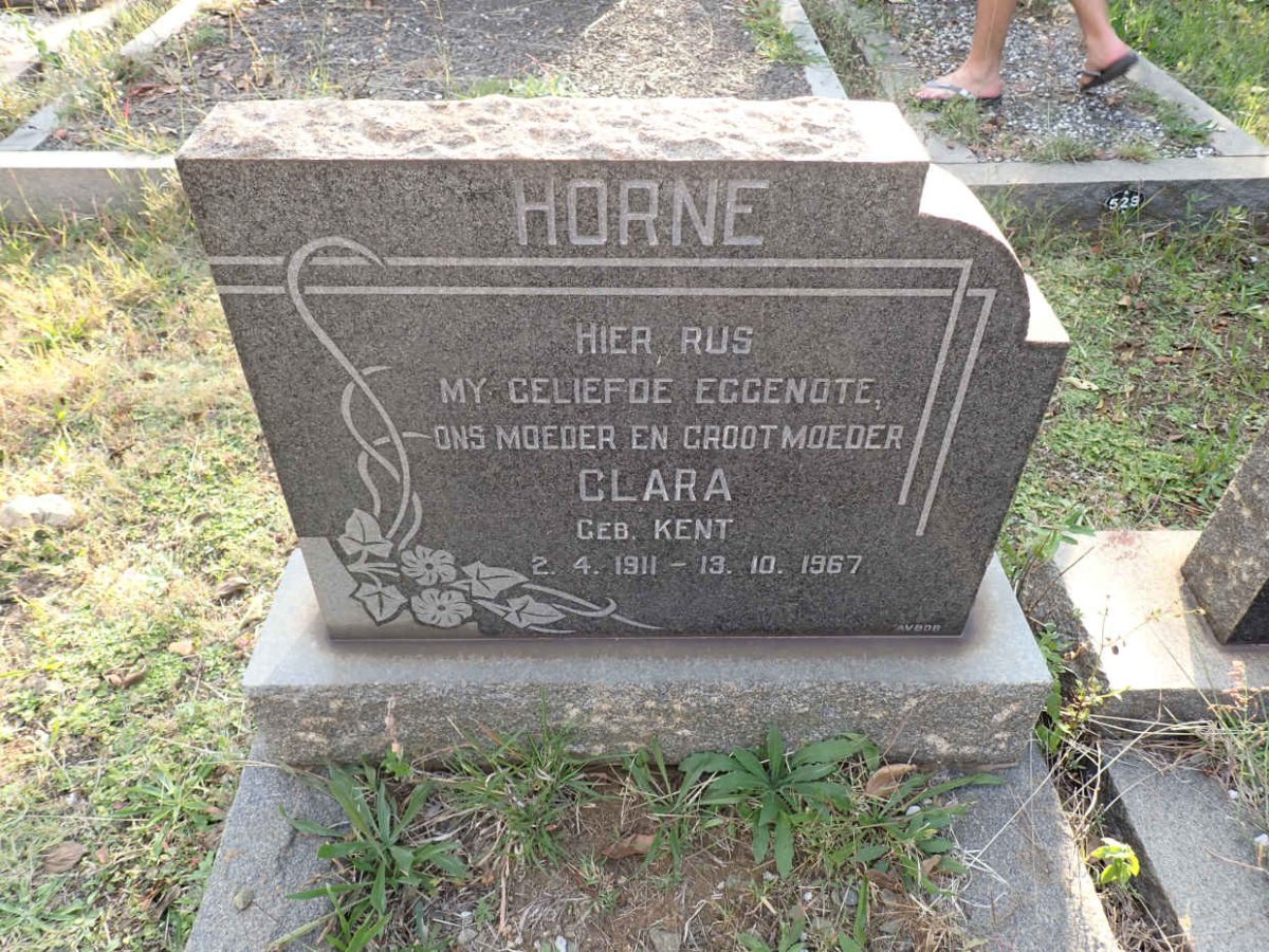 HORNE Clara nee KENT 1911-1967
