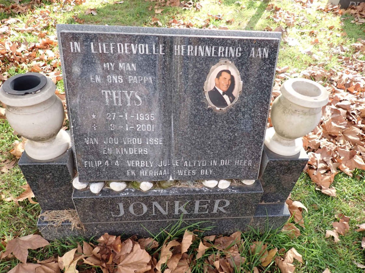 JONKER Thys 1935-2001