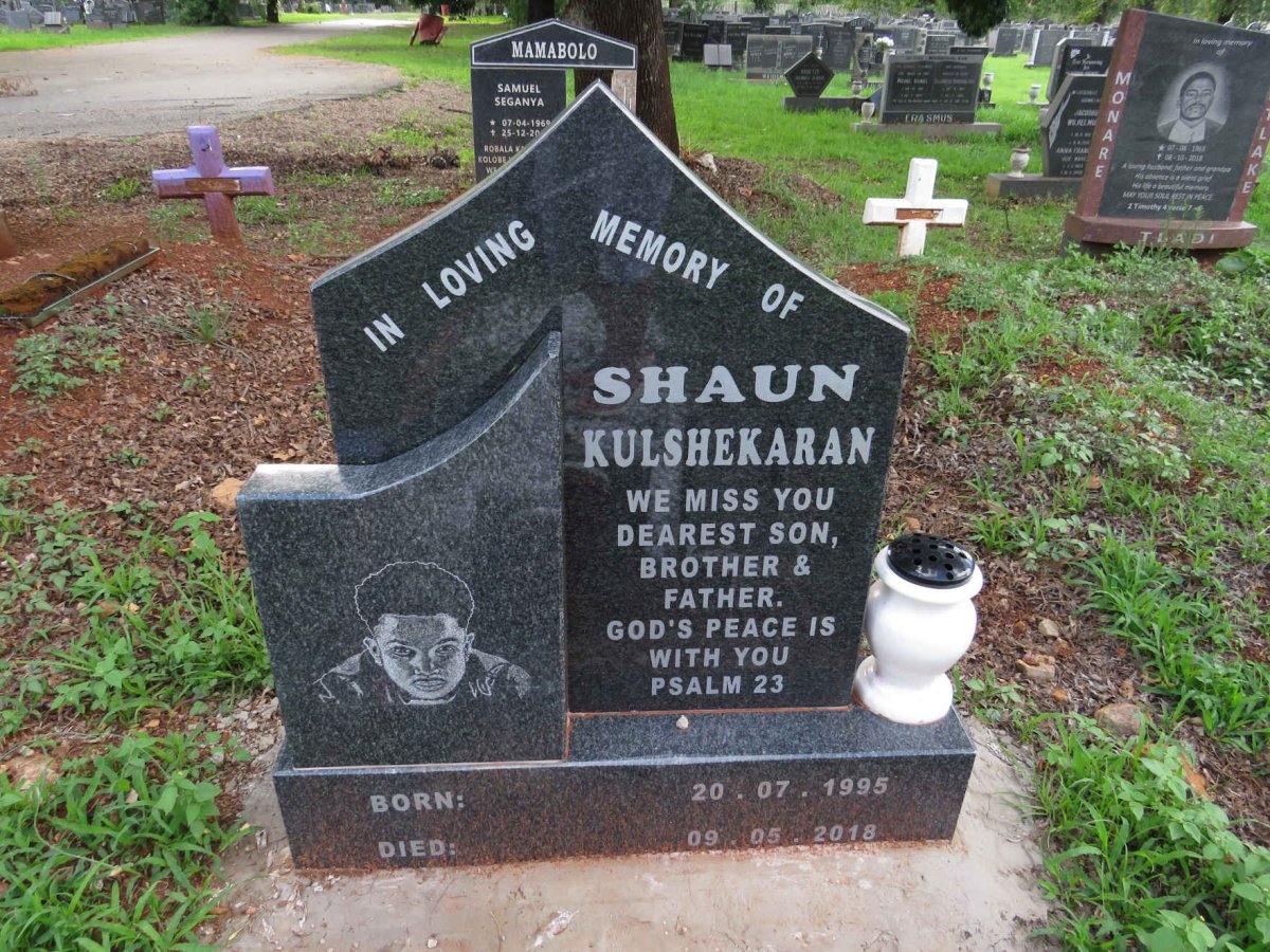 KULSHEKARAN Shaun 1995-2018