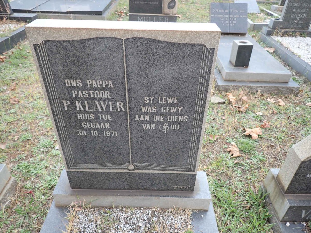 KLAVER P. -1971