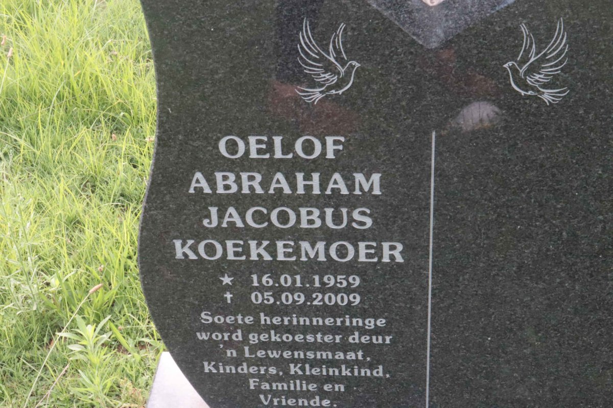 KOEKEMOER Oelof Abraham Jacobus 1959-2009