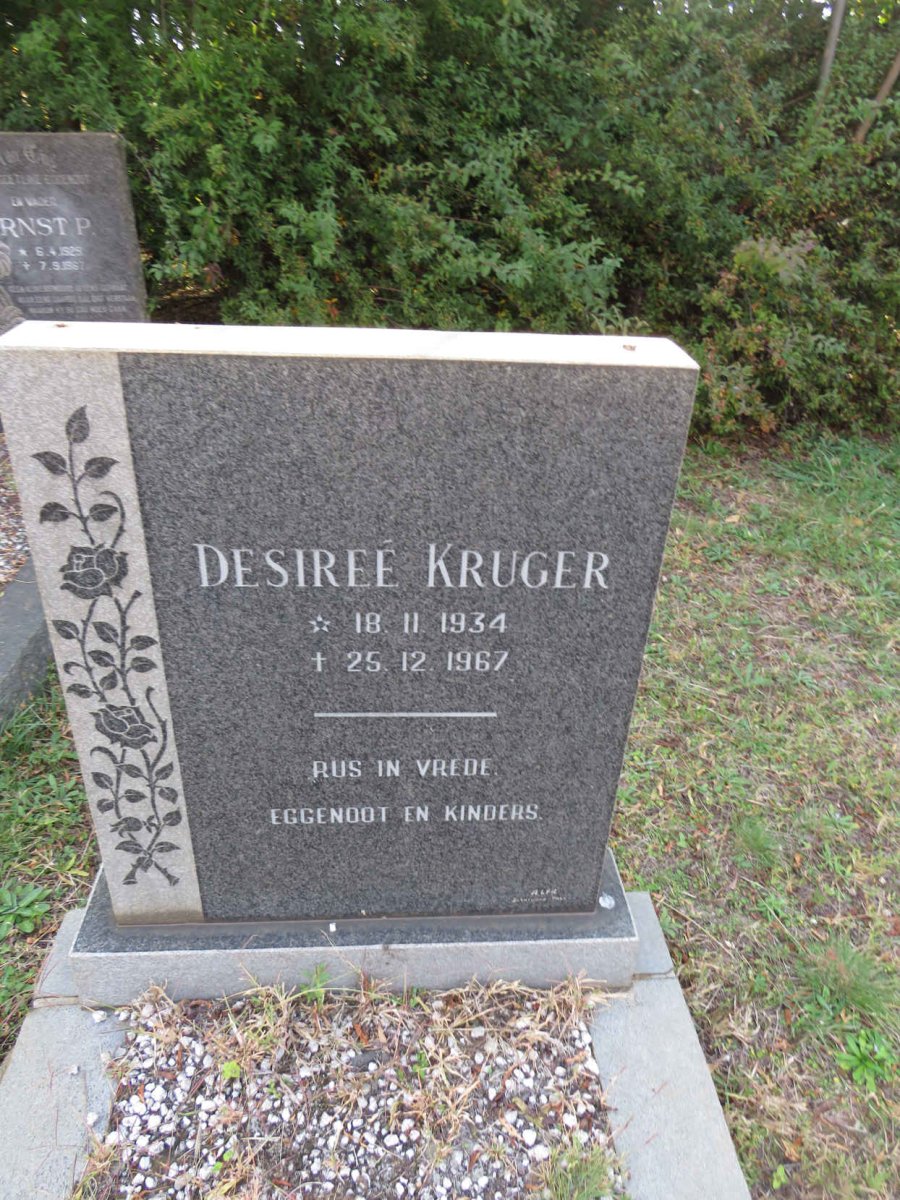 KRUGER Desiree 1934-1967