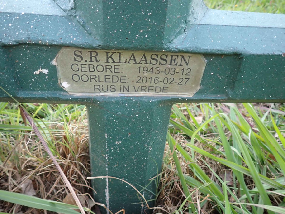 KLAASSEN S.R. 1943-2016