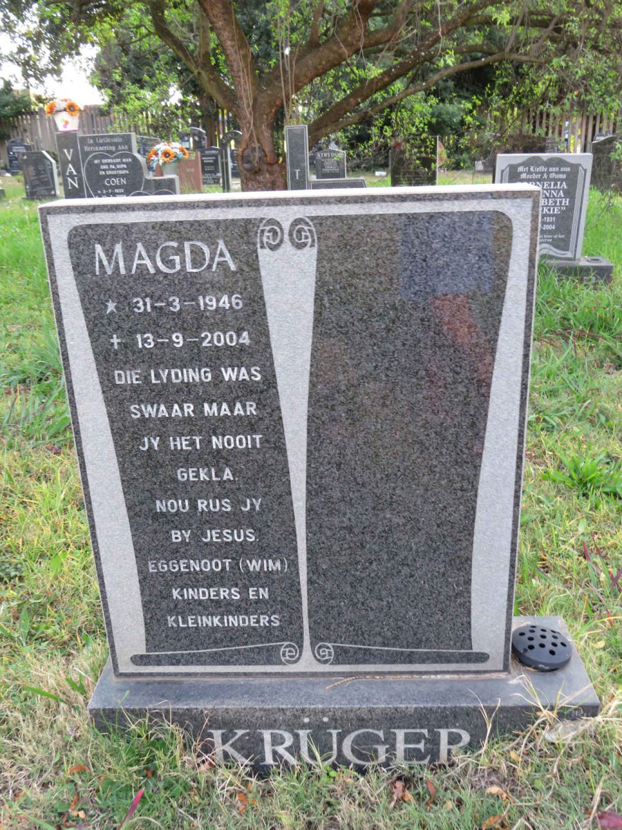 KRUGER Magda 1946-2004