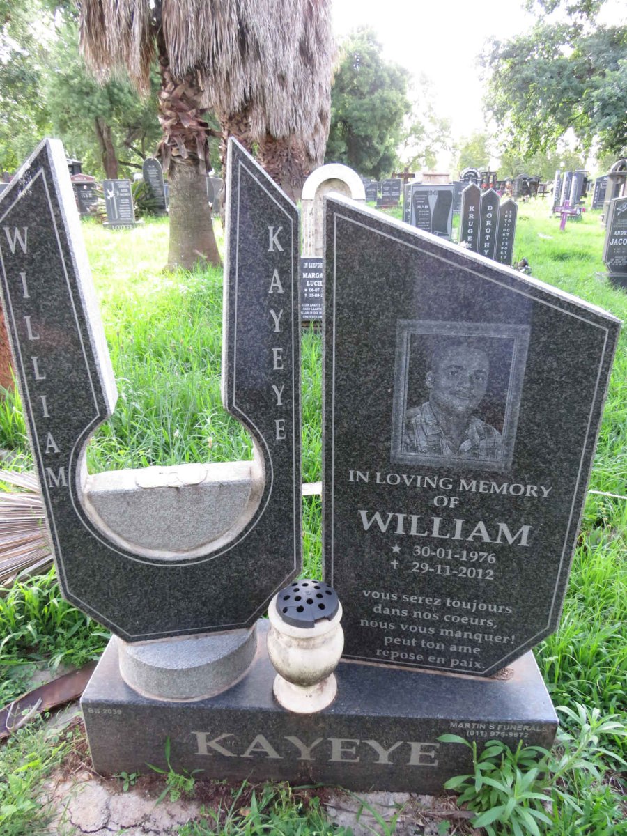 KAYEYE William 1976-2012