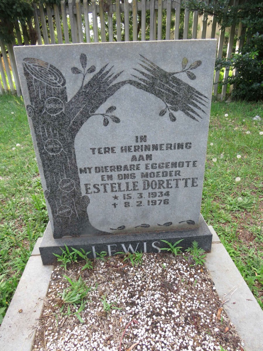 LEWIS Estelle Dorette 1934-1976