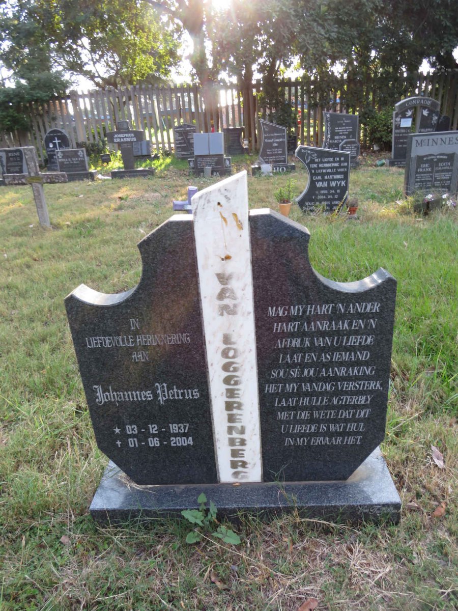 LOGGERENBERG Johannes Petrus, van 1937-2004