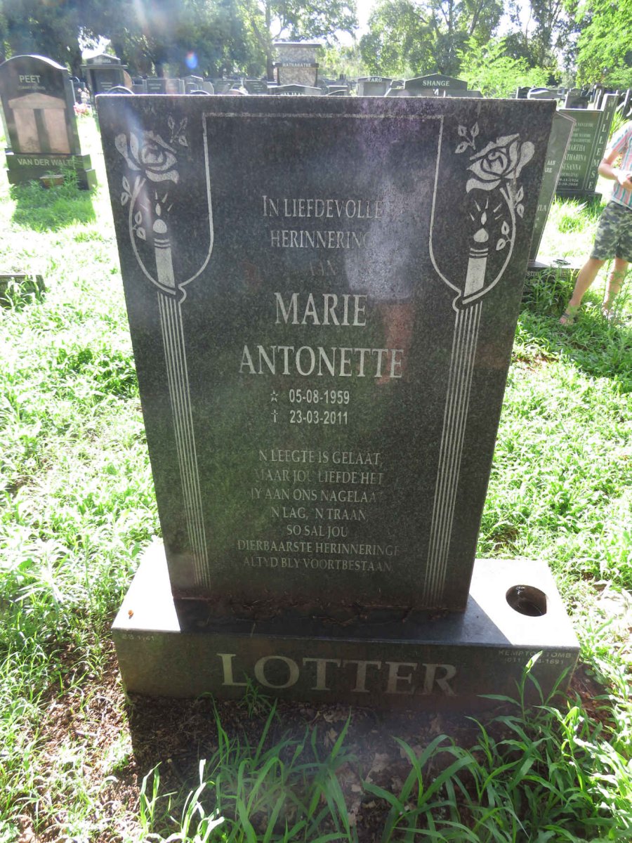 LOTTER Marie Antonette 1959-2011