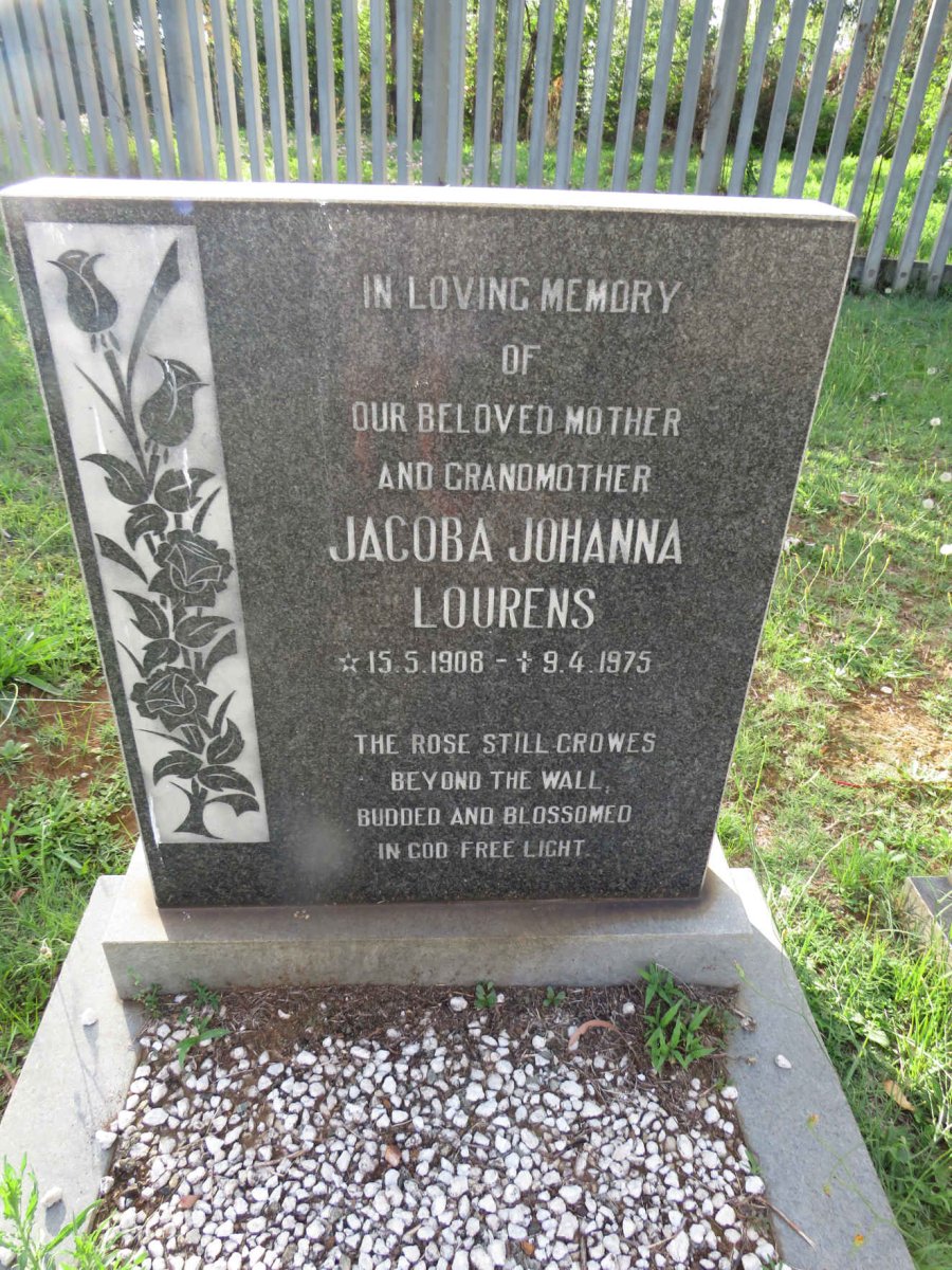 LOURENS Jacoba Johanna 1908-1975