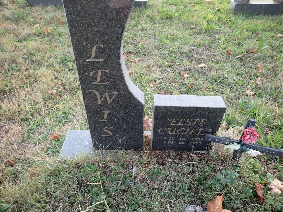 LEWIS Elsie Cucilia 1950-2013
