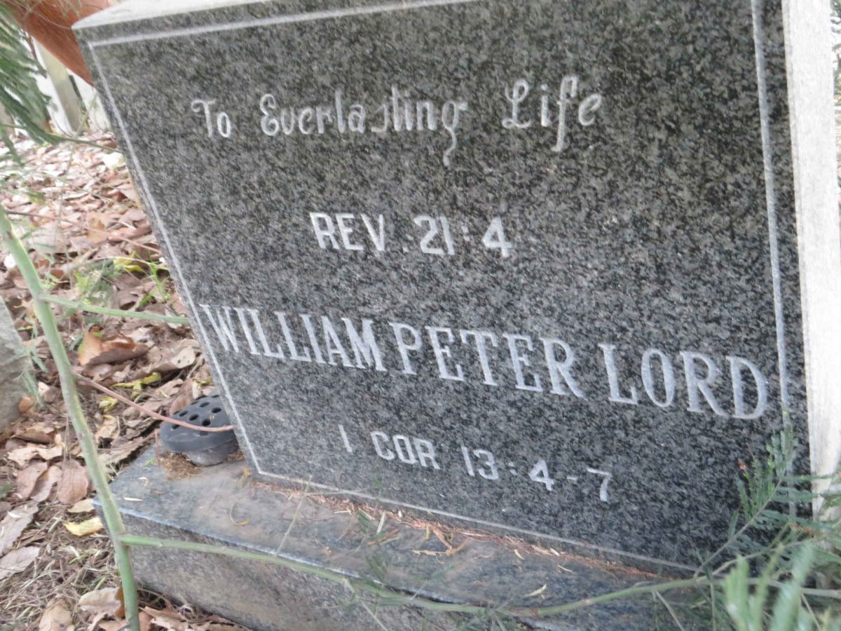 LORD William Peter
