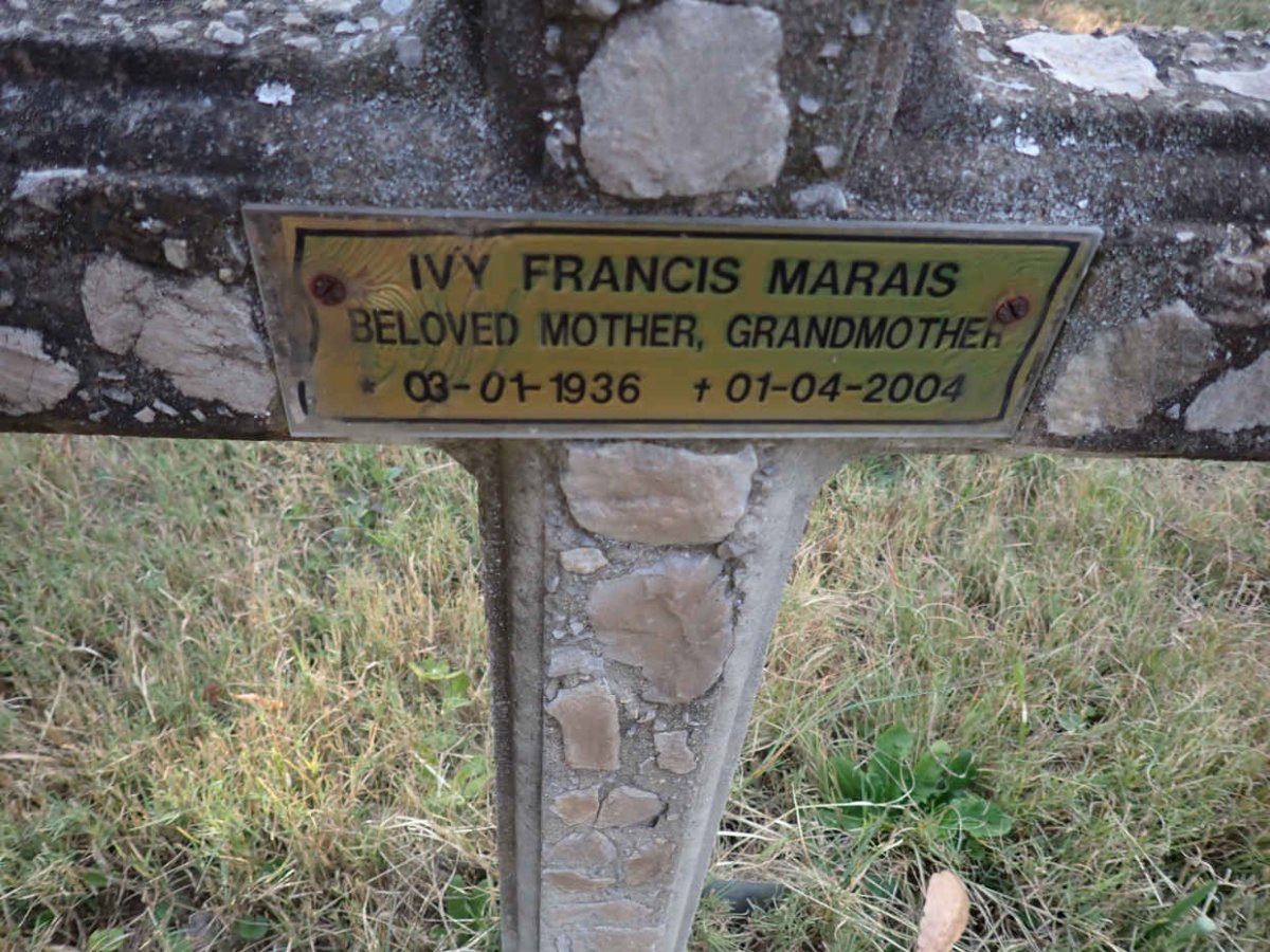 MARAIS Ivy Francis 1936-2004
