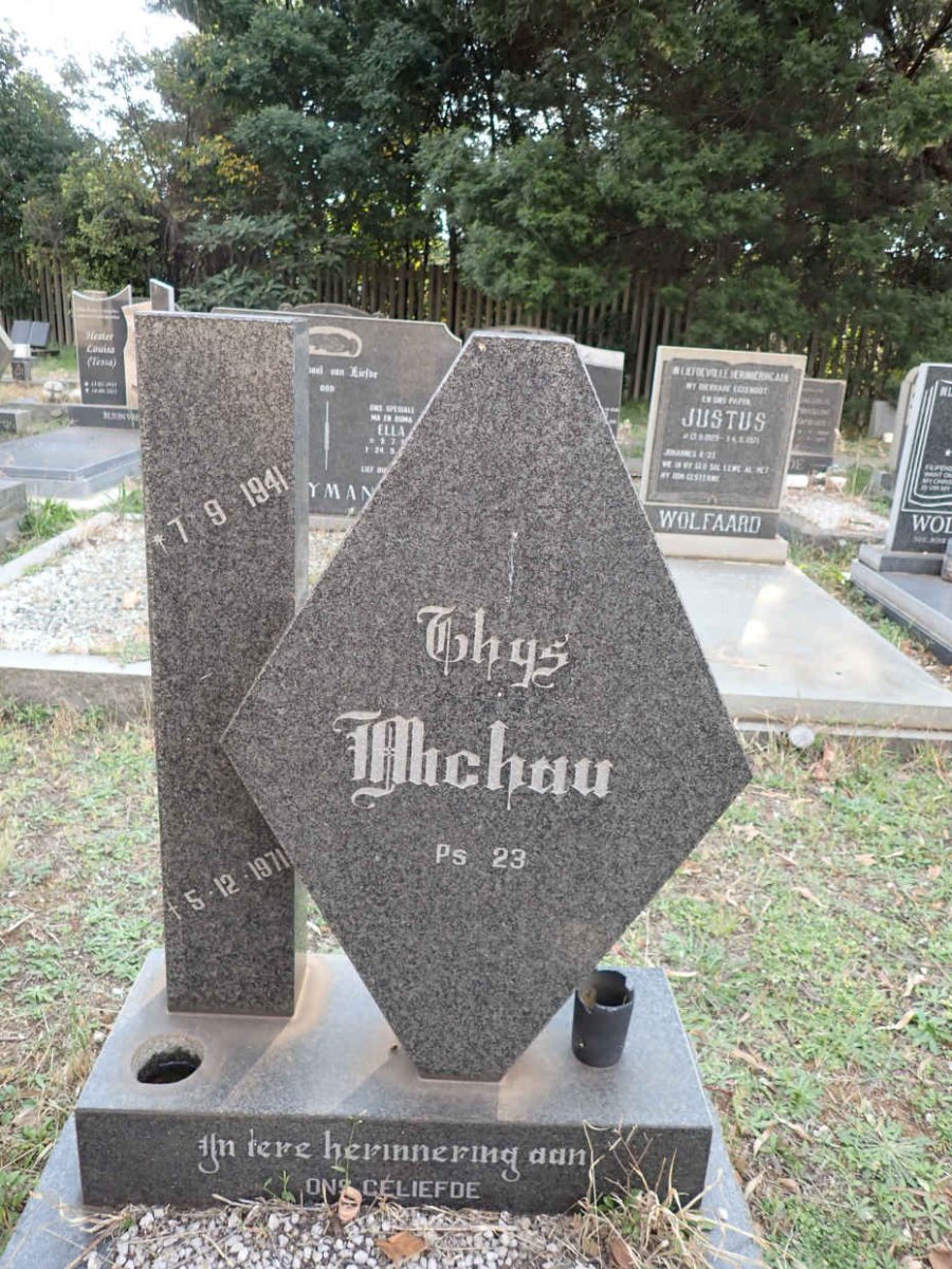 MICHAU Thys 1941-1971