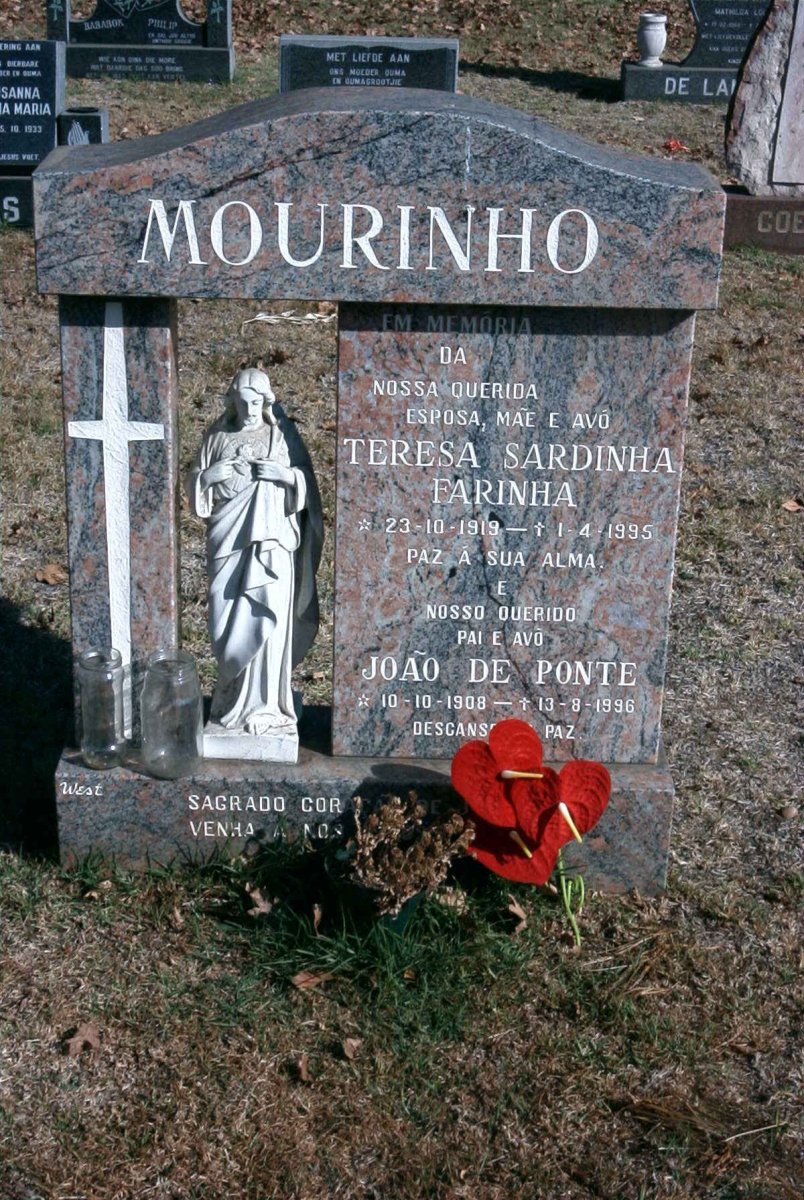 MOURINHO Joao de Ponte 1908-1996 &amp; Teresa Sardinha Farinha 1919-1995