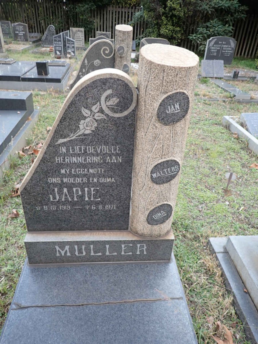 MULLER Japie 1919-1971