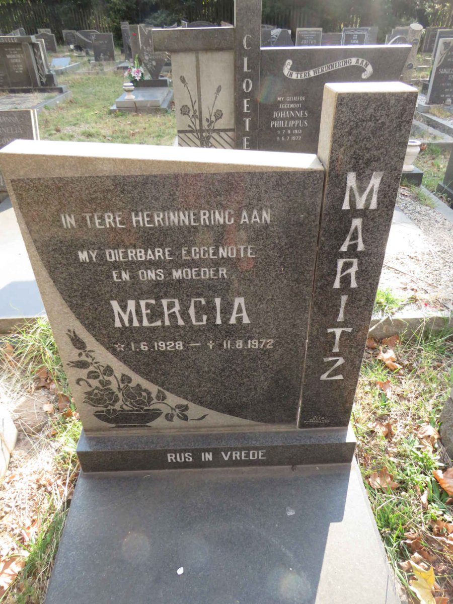 MARITZ Mercia 1928-1972