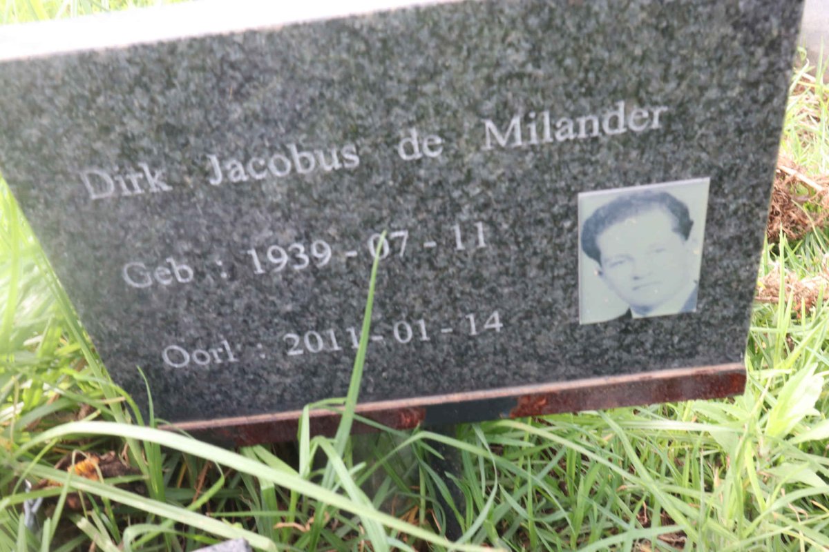 MILANDER Dirk Jacobus, de 1939-2011