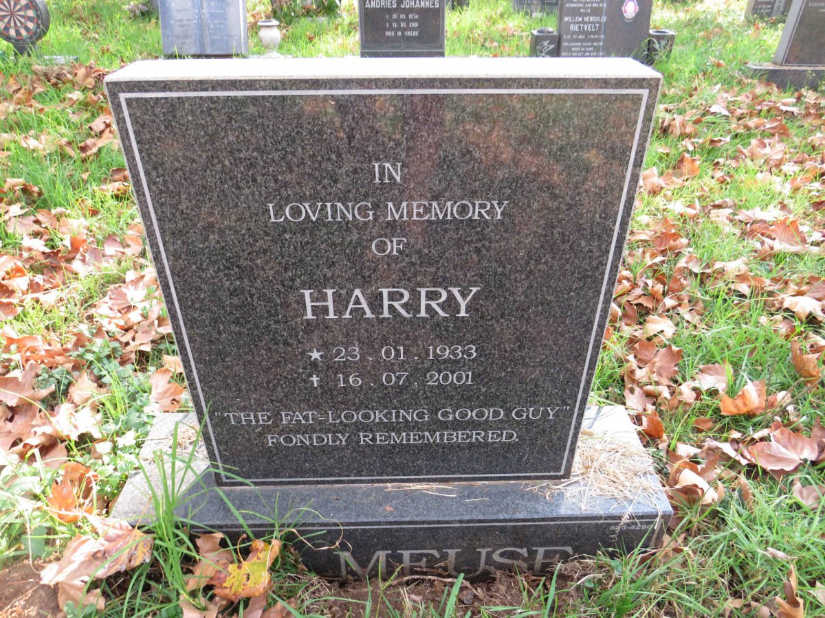 MEUSE Harry 1933-2001