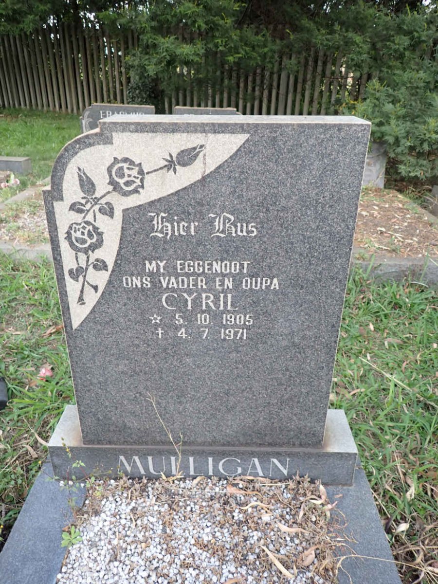 MULLIGAN Cyril 1905-1971