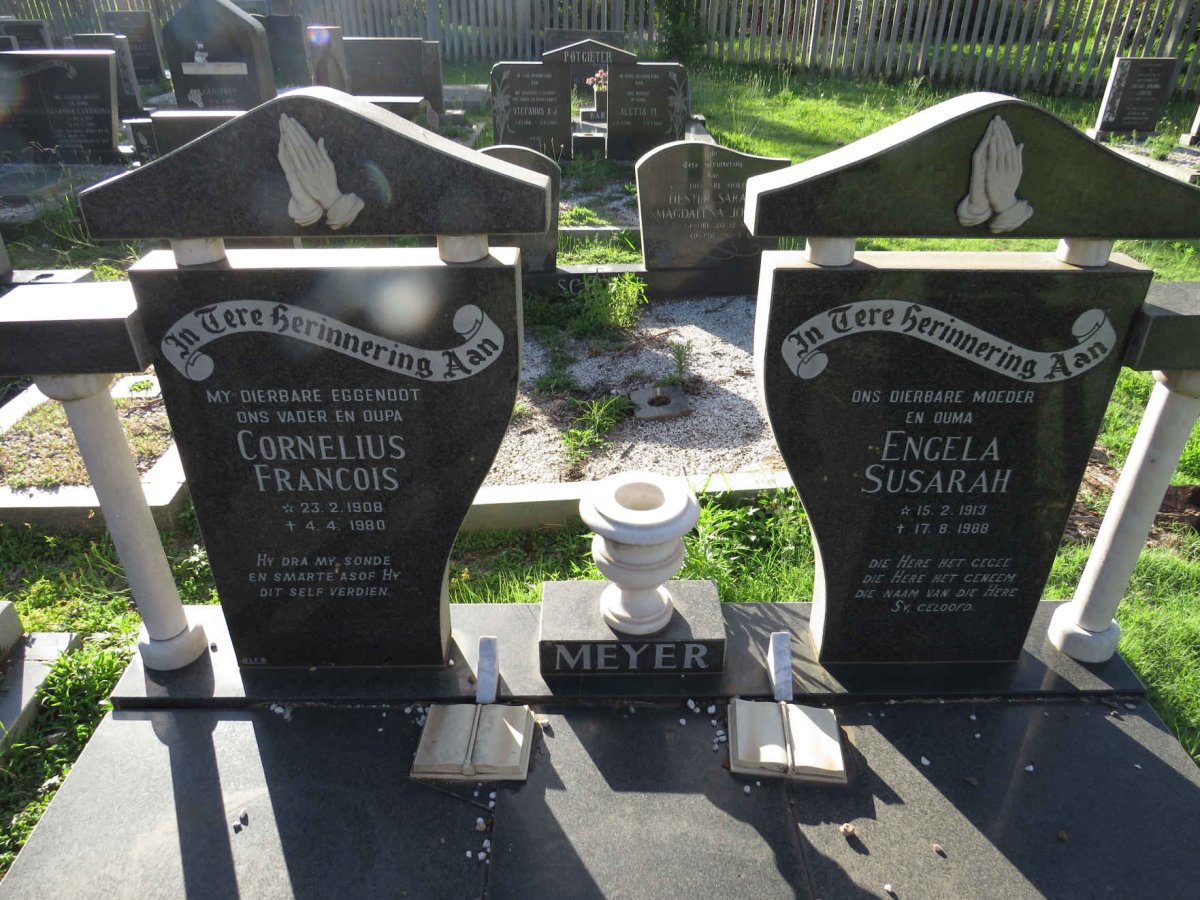 MEYER Cornelius Francois 1908-1980 &amp; Engela Susarah 1913-1988