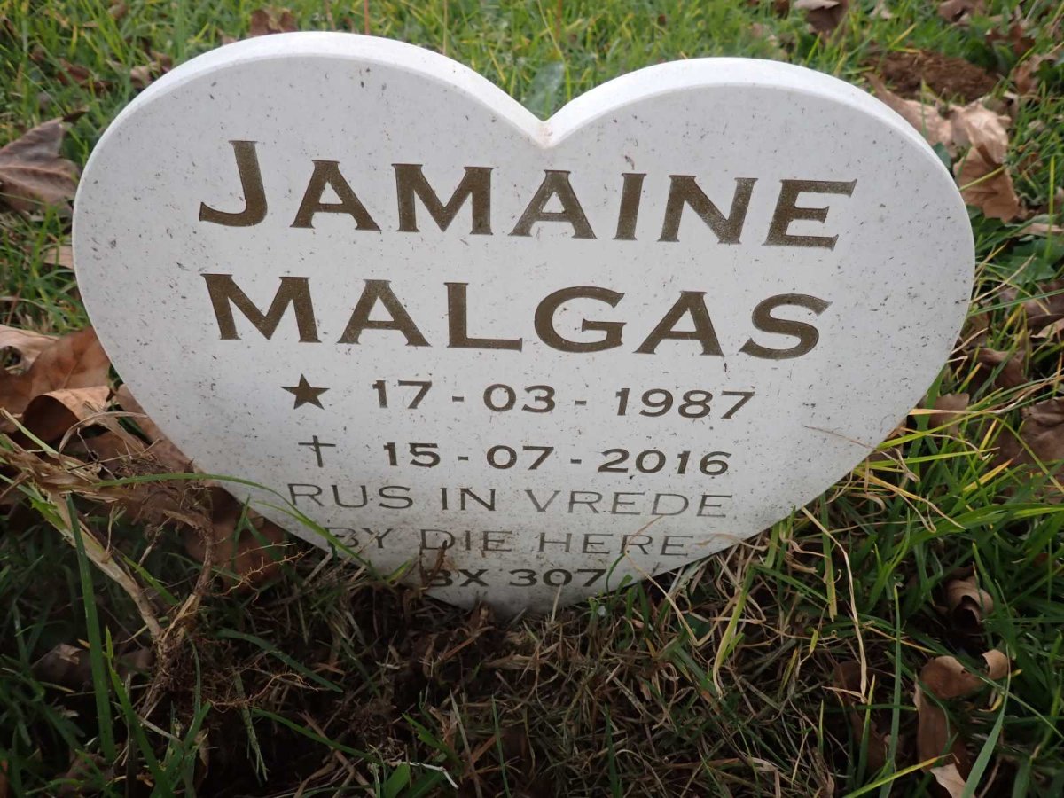 MALGAS Jamaine 1987-2016