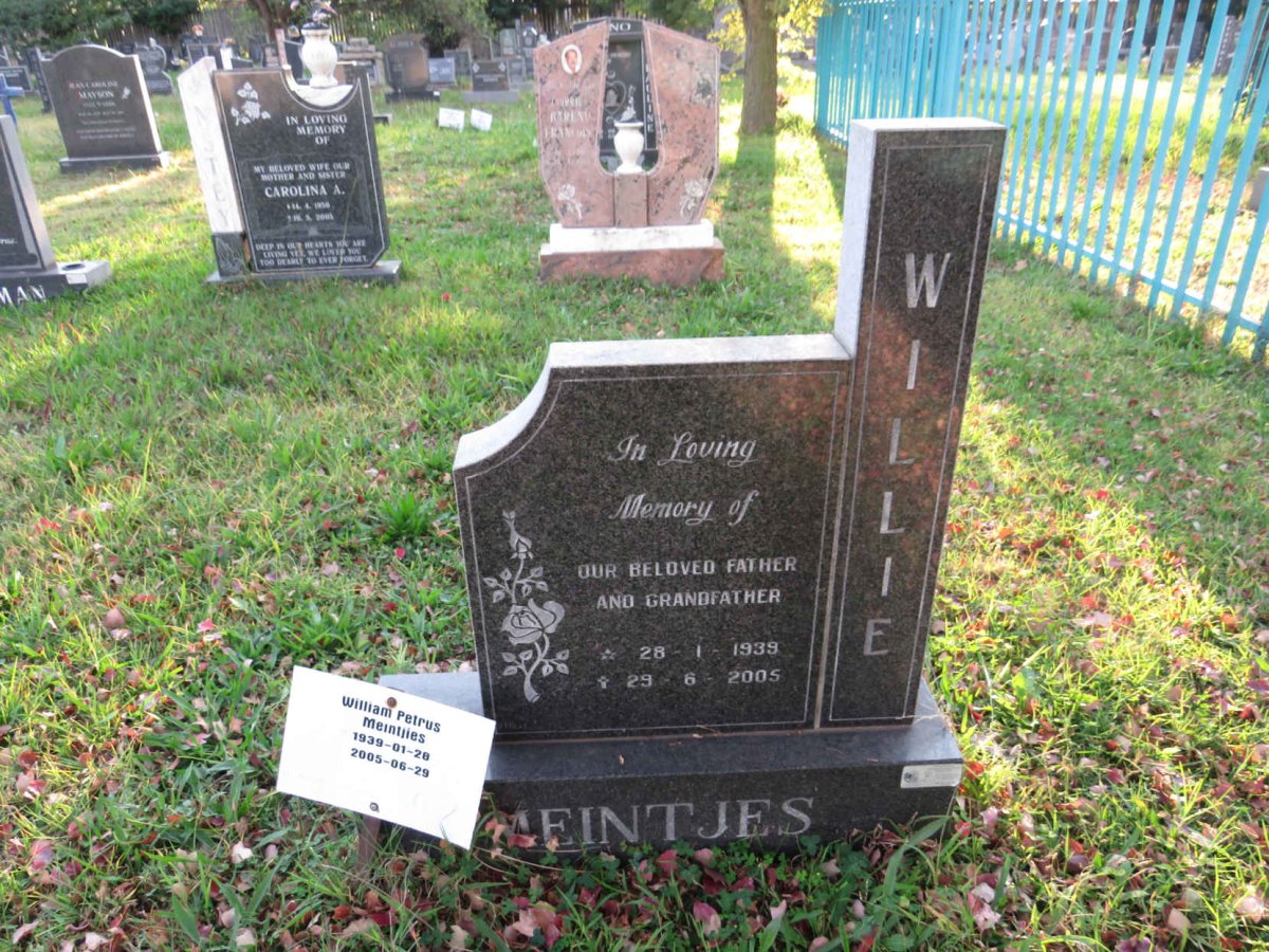 MEINTJES William Petrus 1939-2005