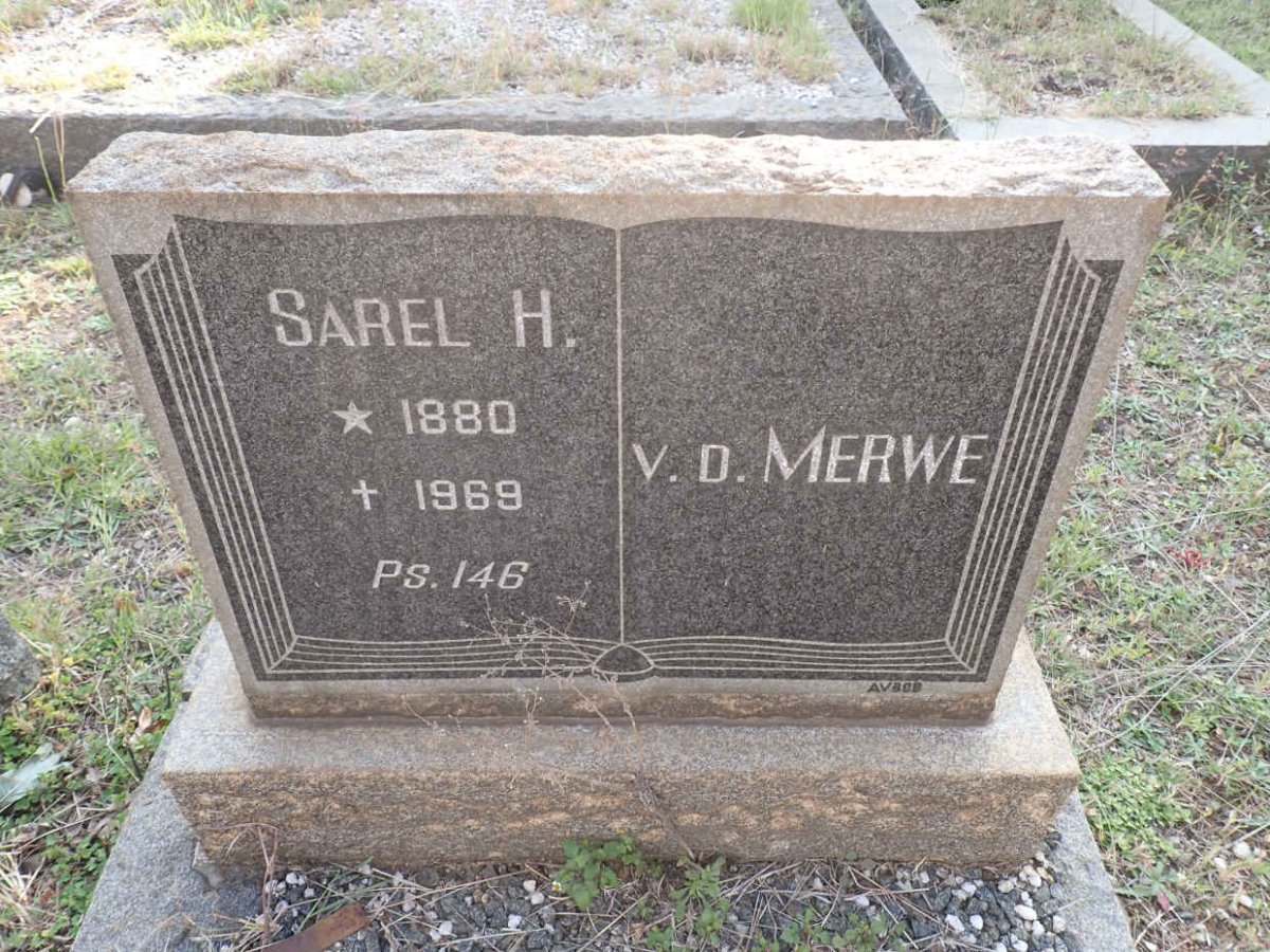 MERWE Sarel H., v.d. 1880-1969