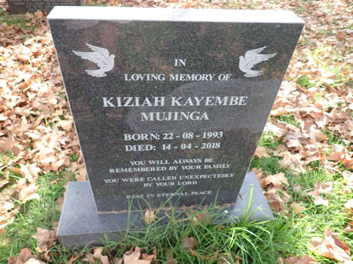 MUJINGA Kiziah Kayembe 1993-2018