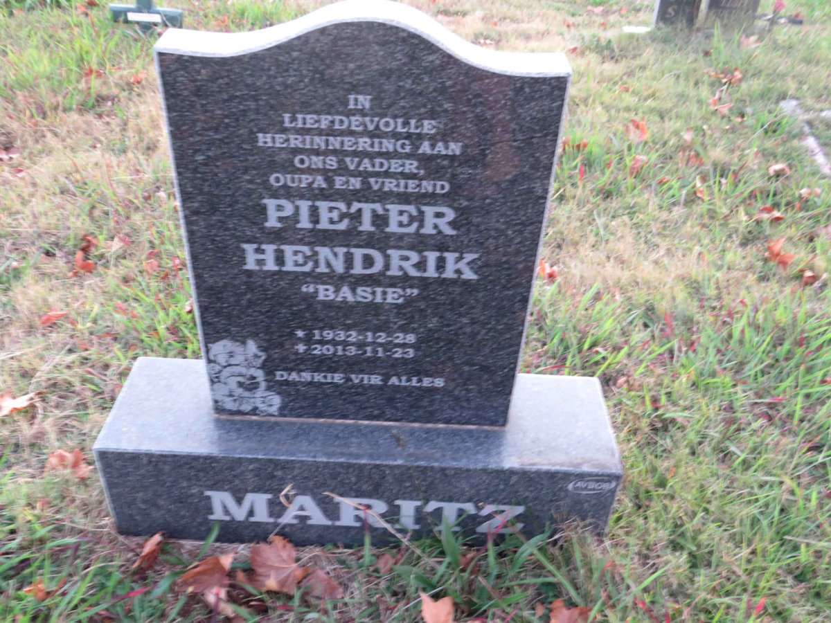 MARITZ Pieter Hendrik 1932-2013
