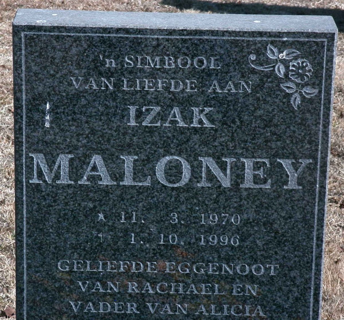 MALONEY Izak 1970-1996