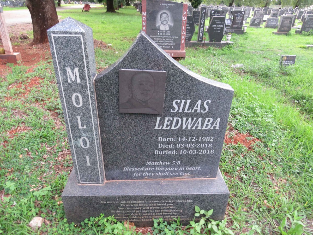 MOLOI Silas Ledwaba 1982-2018