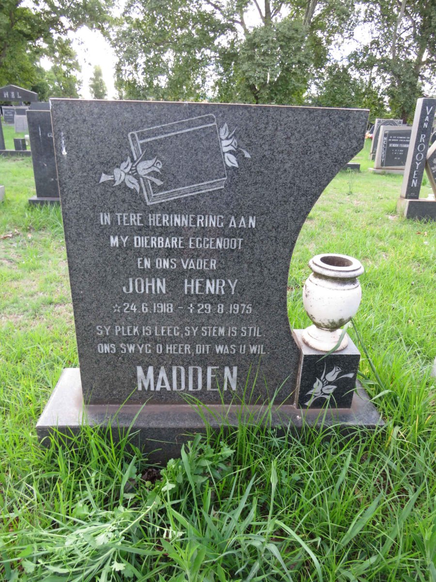 MADDEN John Henry 1918-1975
