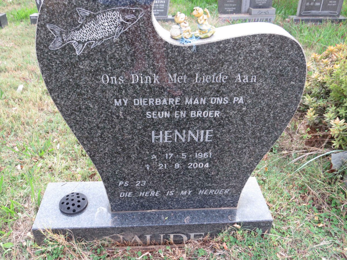 NAUDE Hennie 1961-2004