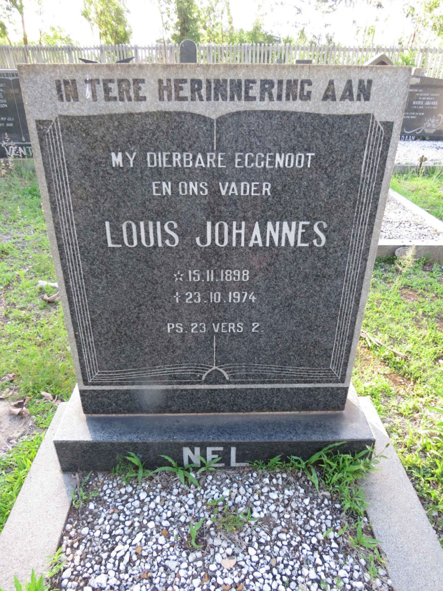 NEL Louis Johannes 1898-1974