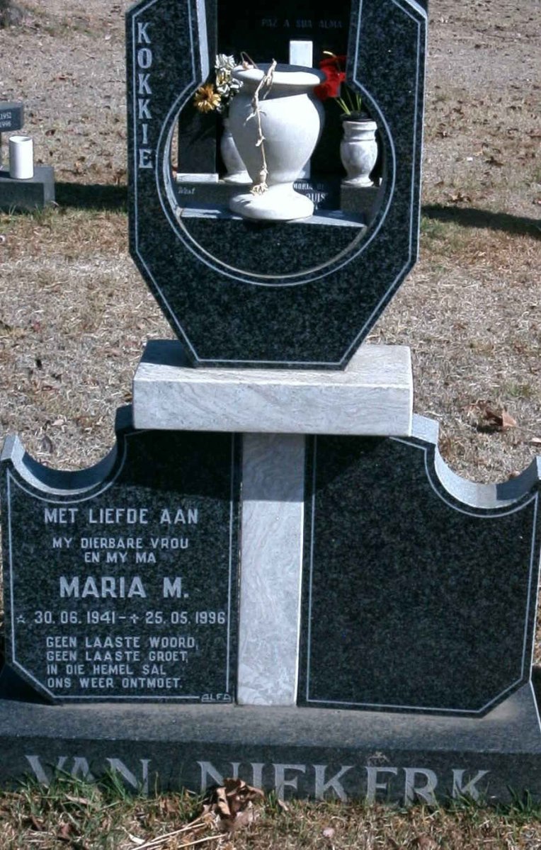 NIEKERK Maria M., van 1941-1996