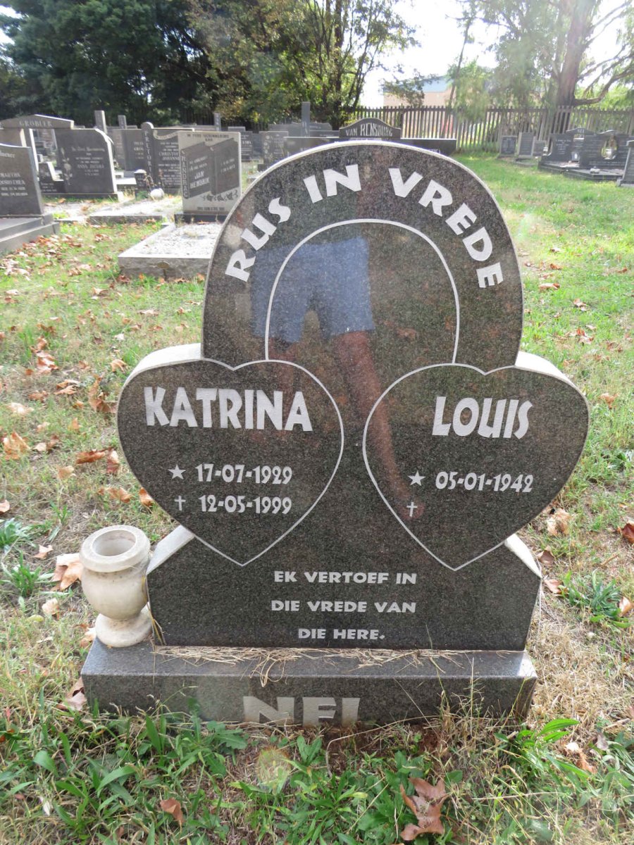 NEL Louis 1942- &amp; Katrina 1929-1999
