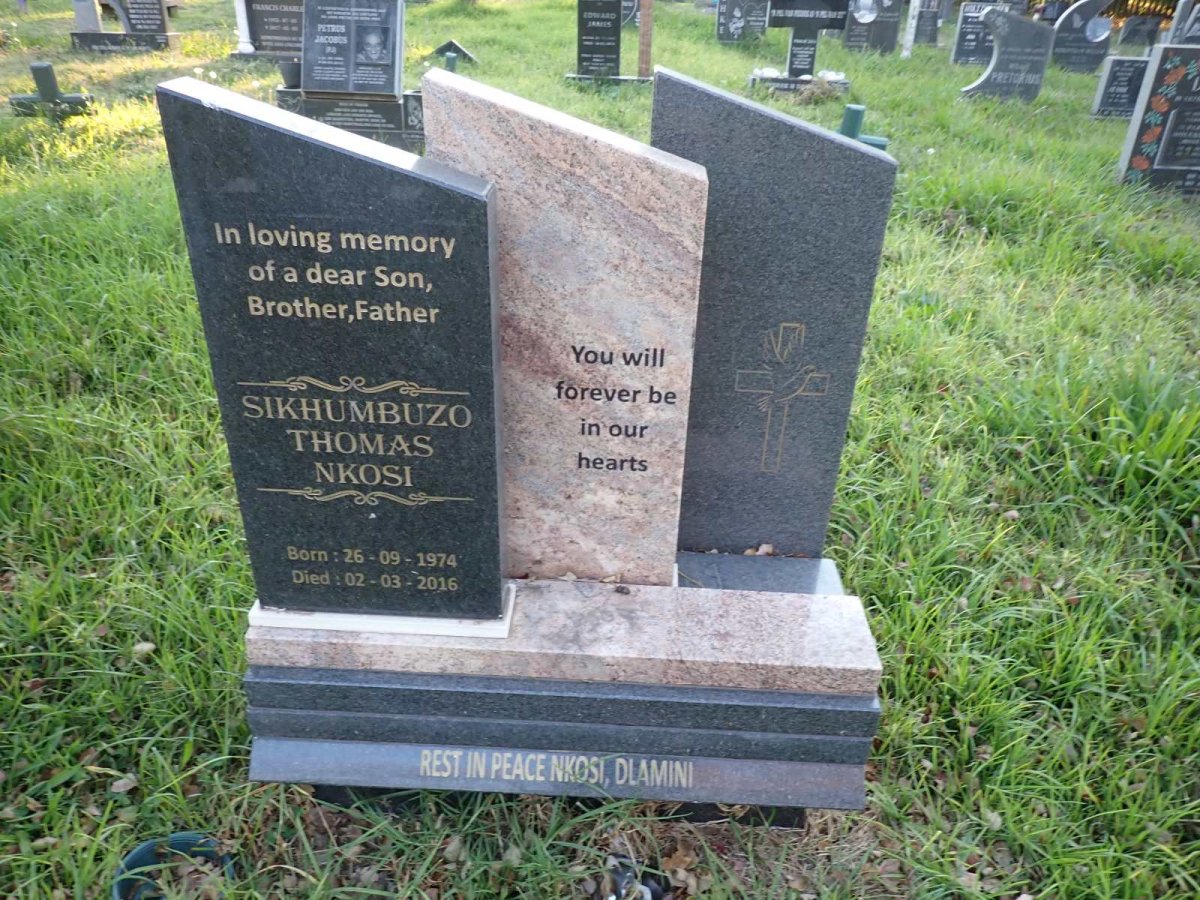 NKOSI Sikhumbuzo Thomas 1974-2016